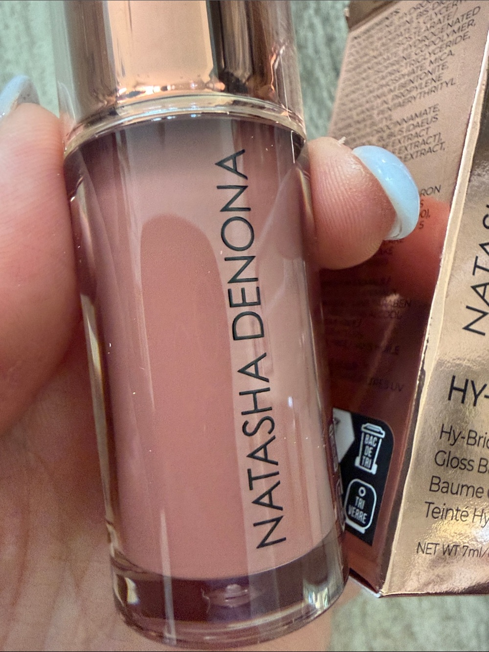 Natasha Denona Hy-Gloss Tinted Gloss Balm - Cleo Mauve Pink - Picture 3 of 4